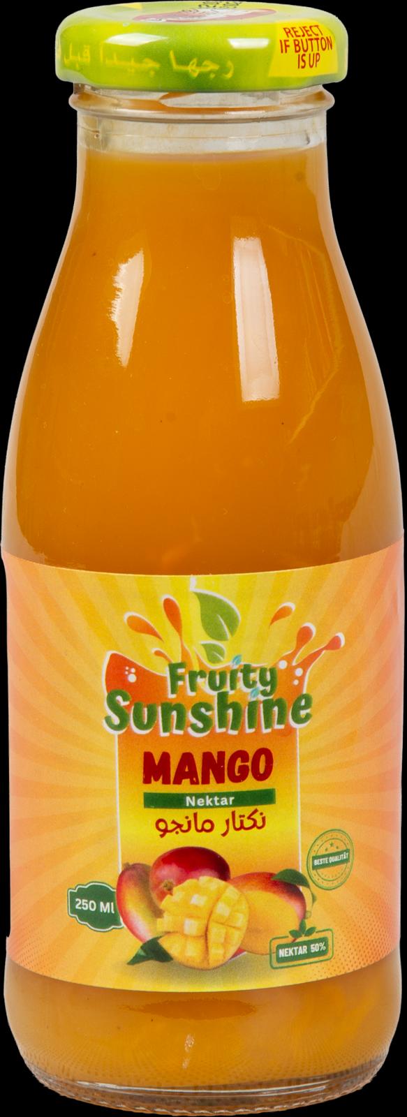 Mango juice 250 ml glass