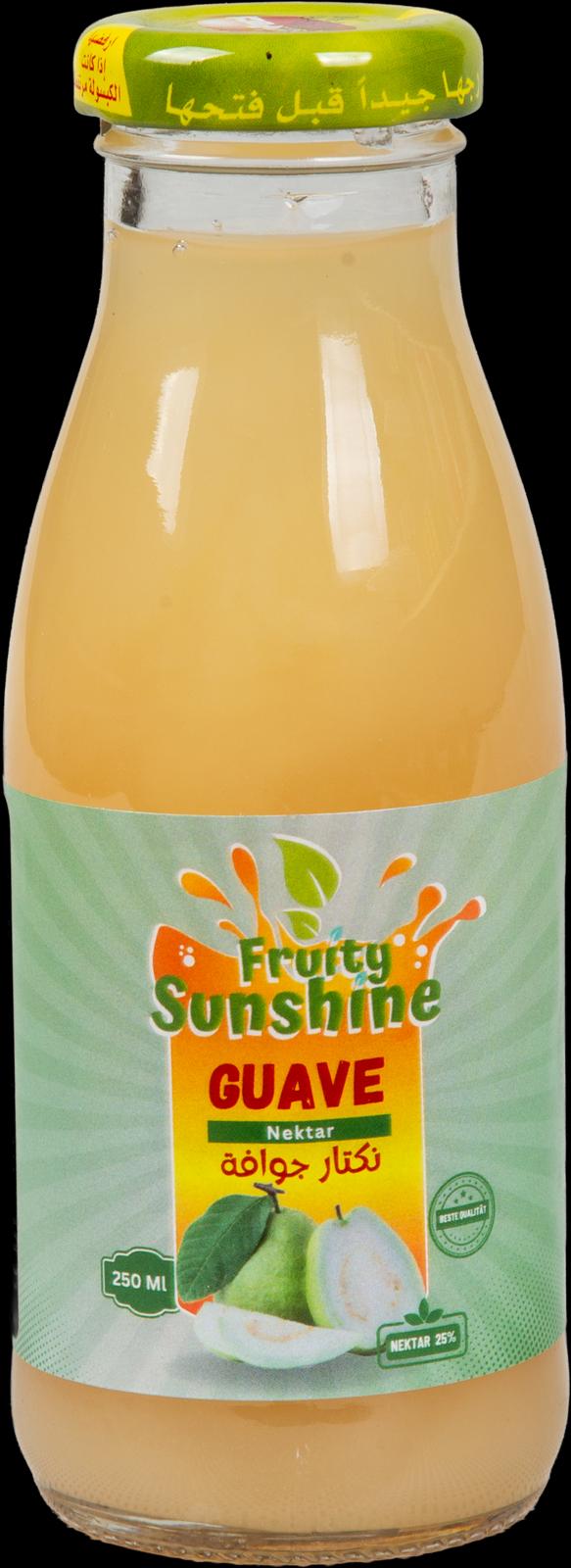 Guava juice 250 ml glass
