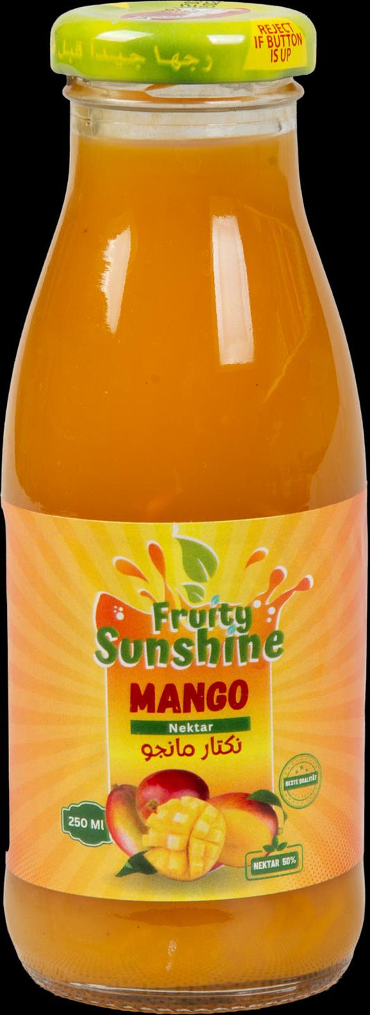 Mango juice 250 ml glass