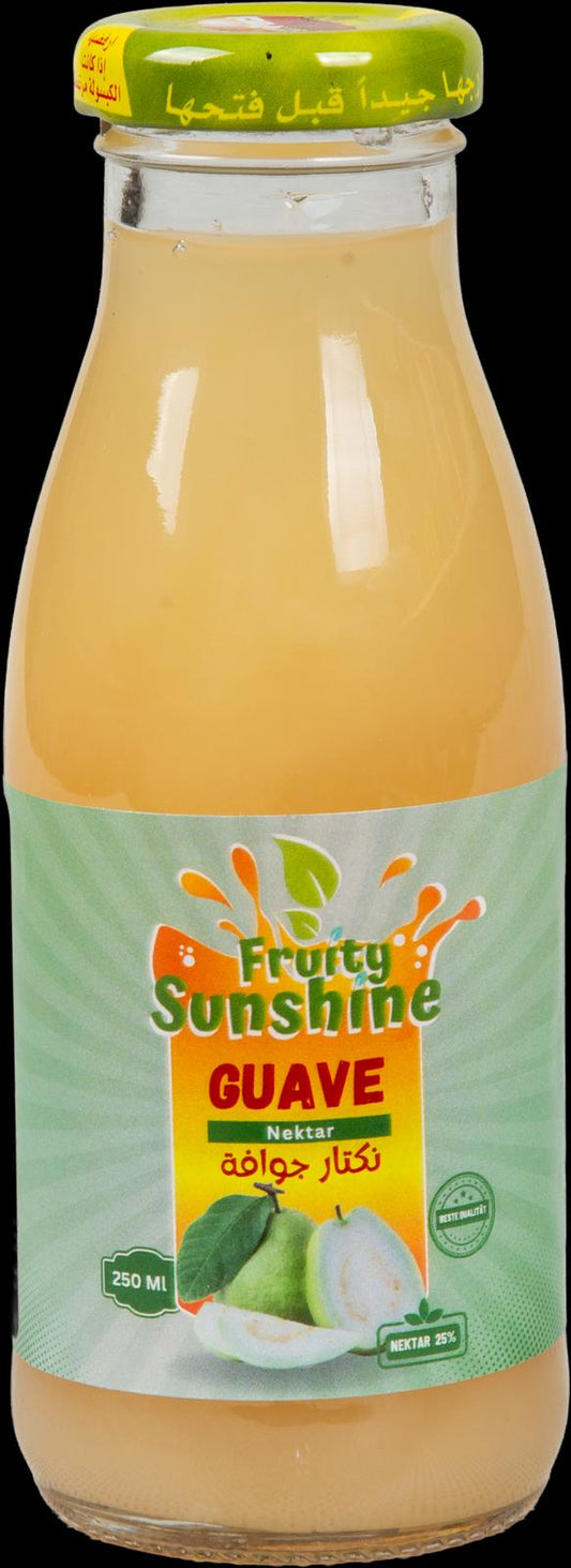 Guava juice 250 ml glass
