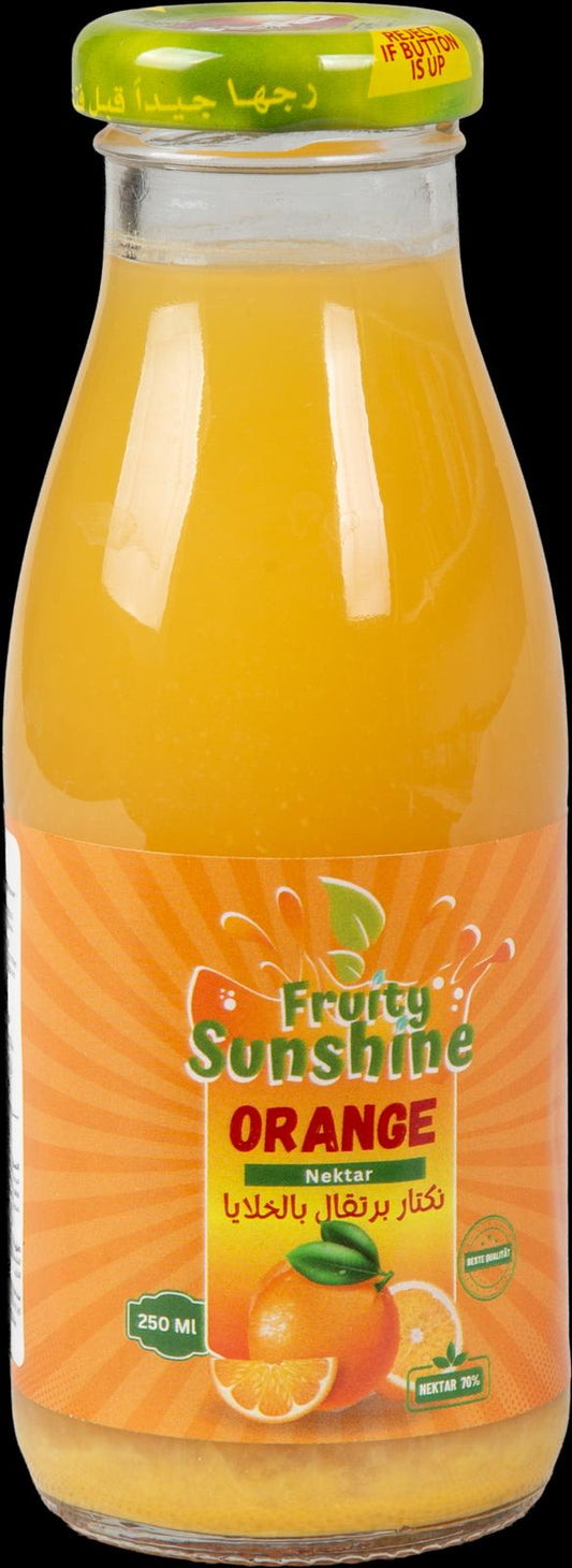 Orange juice 250 ml glass